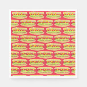 Maine Red Snapper Hotdog Portland ME Food Cookout Servet