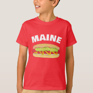 Maine Red Snapper Hotdog Portland ME Food Cookout T-shirt