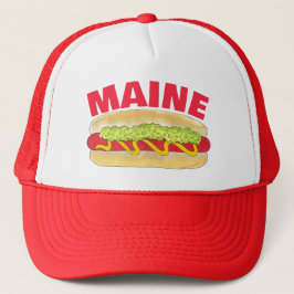 Maine Red Snapper Hotdog Portland ME Food Cookout Trucker Pet