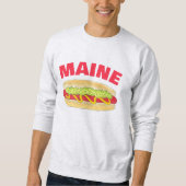 Maine Red Snapper Hotdog Portland ME Food Cookout Trui (Voorkant)