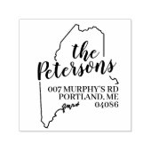 Maine retour adres stempel zelf-inkt (Design)