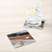 Maine, Rockland. Kleurrijke boten in Rockland Kartonnen Onderzetters (Insitu)