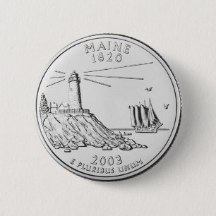 Maine Ronde Button 5,7 Cm