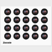 Maine Ronde Sticker (Vel)