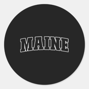 Maine Ronde Sticker