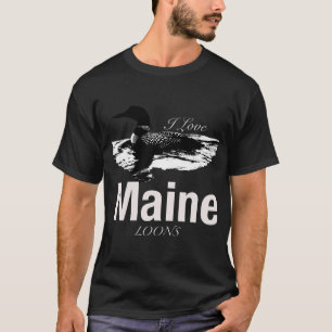 Maine’s meren en vijverleeuwen t-shirt