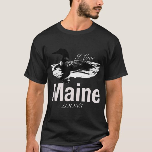 Maine’s meren en vijverleeuwen t-shirt (Voorkant)
