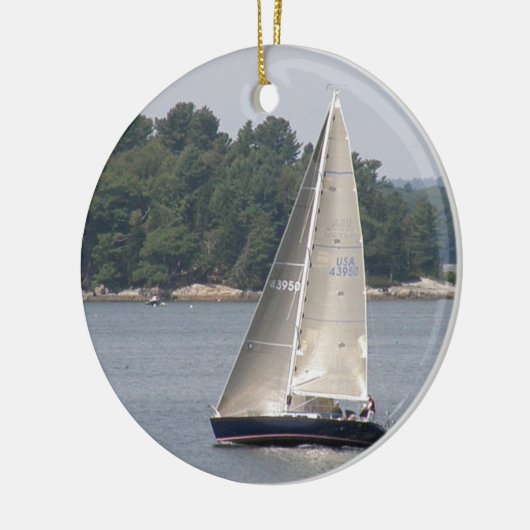Maine Sailing Ornament (Links)