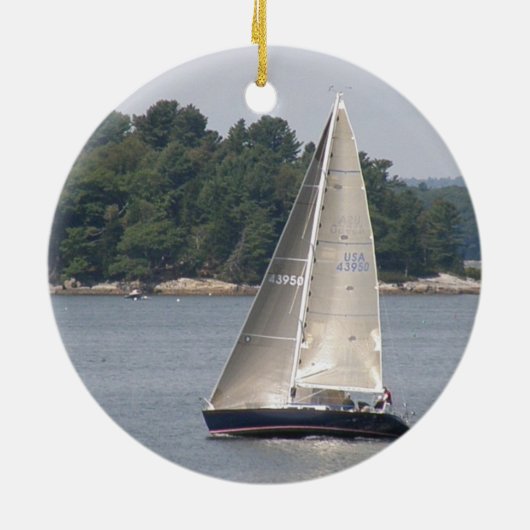 Maine Sailing Ornament (Achterkant)