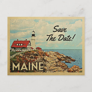 Maine Save the Date  Briefkaarten