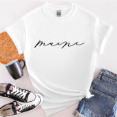 Maine Script State Women's T-Shirt