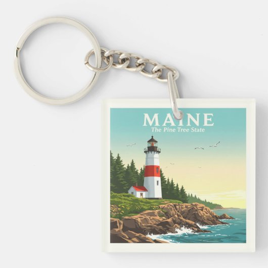  Maine Sleutelhanger (Voorkant)
