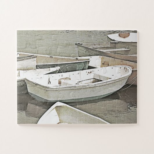 Maine Small Boats Rowboot overmaats Legpuzzel (Horizontaal)