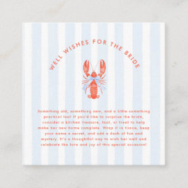 Maine Squeeze Vrijgezellenfeest Wishing Well Enclo Informatiekaartje