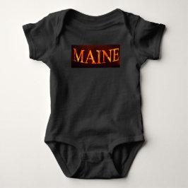 MAINE STAAT IN DE FIRE BABY-BODYPACHTER ROMPER