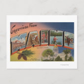 Maine (staatskapitaal/ventilator)grote brief briefkaart (Voorkant)