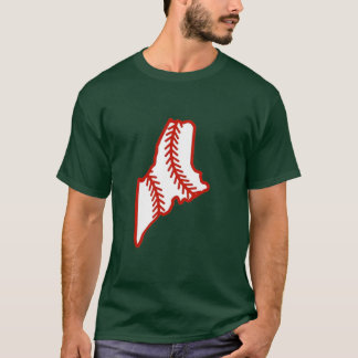 Maine Staatsomtrek Steek T-shirt