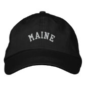 Maine State Embroized Geborduurde Pet (Voorkant)