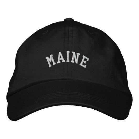Maine State Embroized Geborduurde Pet (Voorkant)