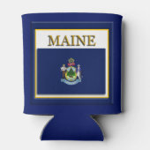 Maine State Flag Design Blikjeskoeler (Achterkant)