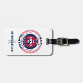 Maine State gepersonaliseerde gift Bagagelabel