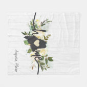 Maine State heeft uw rustieke thuisstad gepersonal Fleece Deken (Voorkant (Horizontaal))