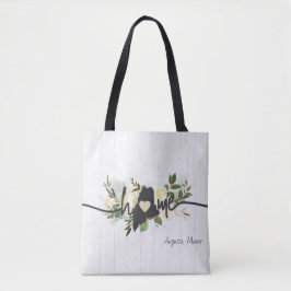 Maine State heeft uw rustieke thuisstad gepersonal Tote Bag
