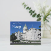 Maine State House in Augusta Maine Briefkaart (Staand voorkant)