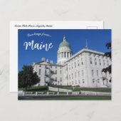 Maine State House in Augusta Maine Briefkaart (Voorkant / Achterkant)