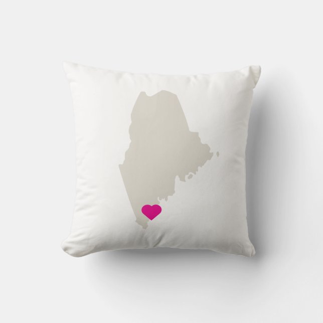 Maine State Love Reversible Pillow Kussen (Voorkant)