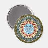 Maine State Mandala Magnet (Voorkant / Achterkant)