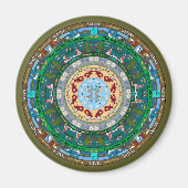 Maine State Mandala Magnet (Voorkant)