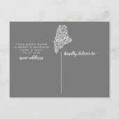 MAINE State Moving Announcement Post Kaart (Achterkant)