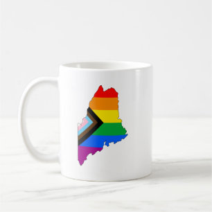 Maine State Pride LGBTQ Progress Pride Koffiemok