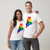 Maine State Pride LGBTQ Voortgang Pride T-shirt (Unisex)