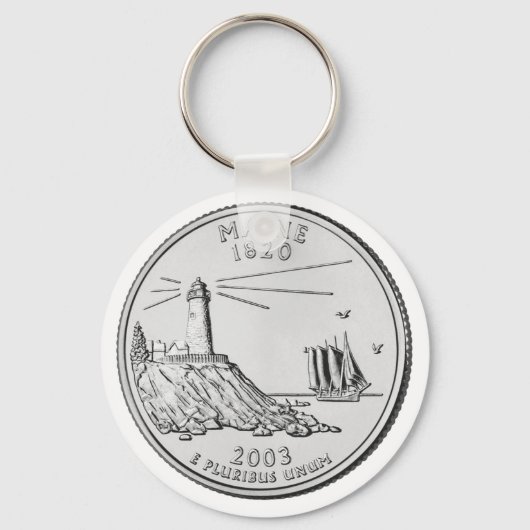 Maine State Quarter Sleutelhanger (Voorkant)