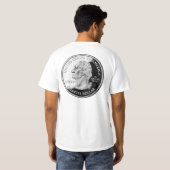 Maine State Quarter T-shirt (Achterkant volledig)