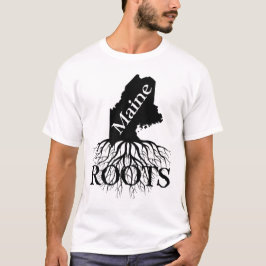 Maine State Roots of Mannen Shirt Vrouwen