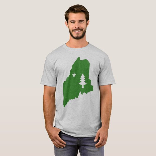 Maine State T-Shirt (Voorkant volledig)