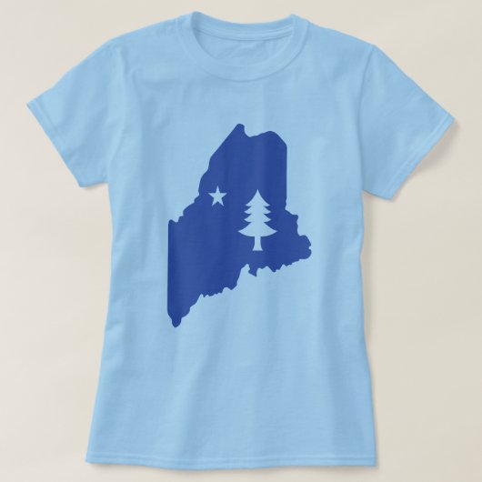 Maine State T-Shirt (Design voorkant)