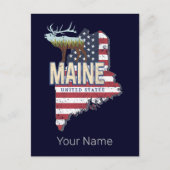 Maine State Verenigde Staten Kaart Verenigde Stat (Voorkant)