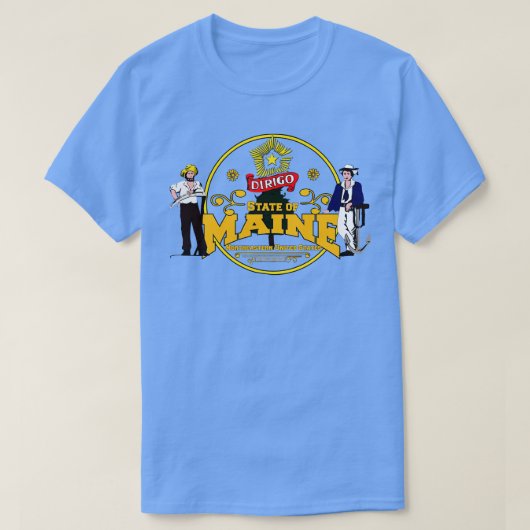 Maine State Verenigde Staten T-shirt (Design voorkant)