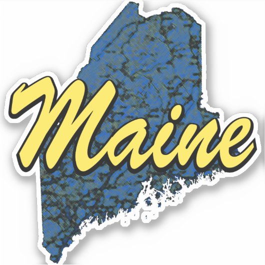 Maine Sticker (Voorkant)