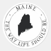 Maine Sticker Envelope Seal (Voorkant)
