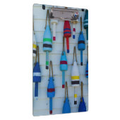 Maine, Stonington, decoratieve kreeftenboeien Klembord (Rechts)