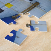 Maine, Stonington, decoratieve kreeftenbollen Legpuzzel (Zijkant)