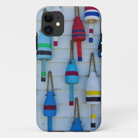 Maine, Stonington, decoratieve kreeftendrijvers Case-Mate iPhone Case (Achterkant)