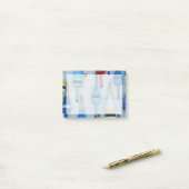 Maine, Stonington, decoratieve kreeftenlichters Post-it® Notes (Op bureau)