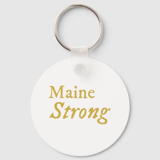 Maine Strong Sleutelhanger (Voorkant)
