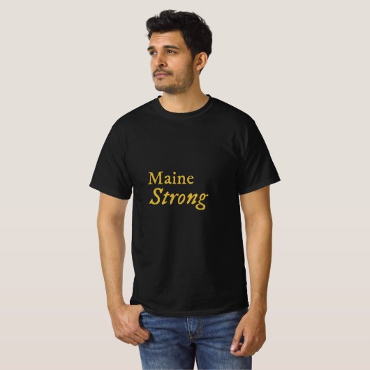 Maine Strong T-Shirt (Voorkant volledig)